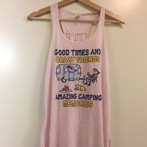 Good Times and Crazy Friends Women's Tank Top size Medium